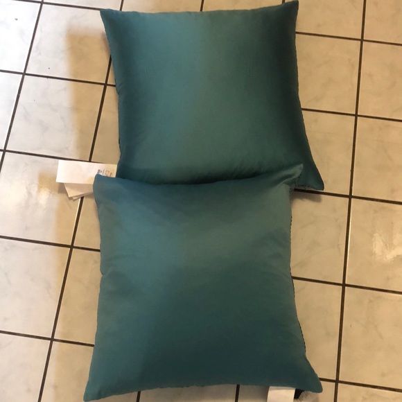 Newport Decorative Throw Pillows Teal Tilt A Whirl - Picture 5 of 8